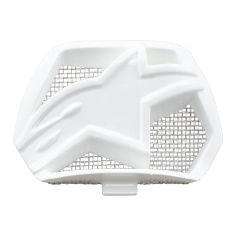 grille ventilation mentonniere casque alpinestars sm10 blanc