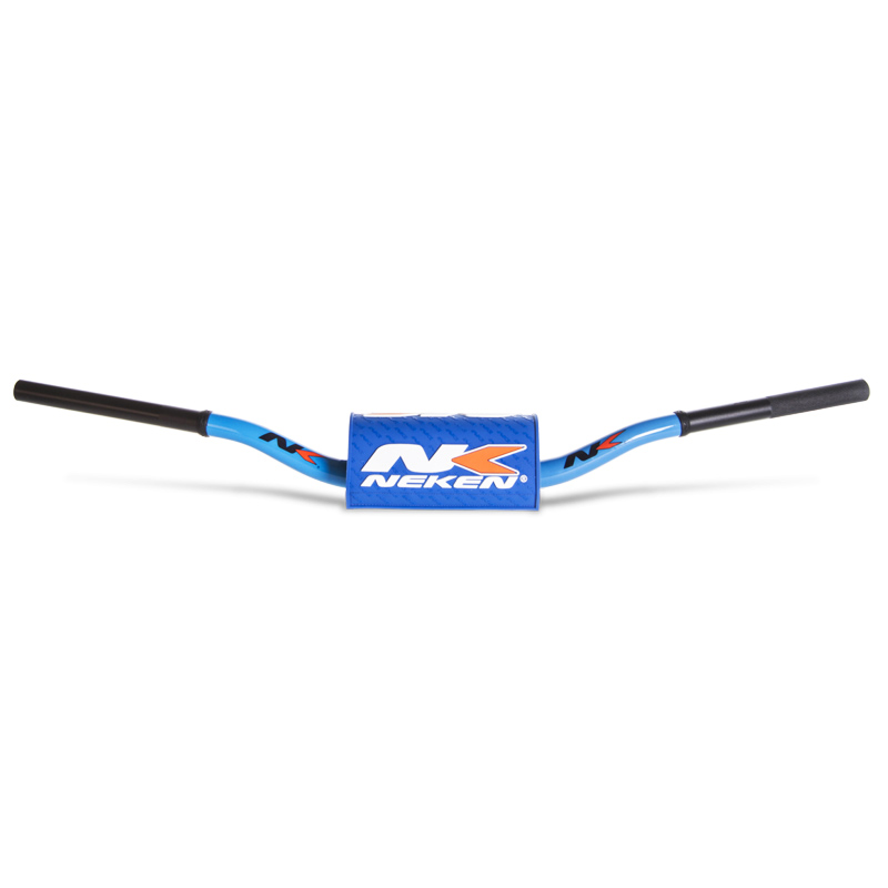 guidon motocross neken bleu clair