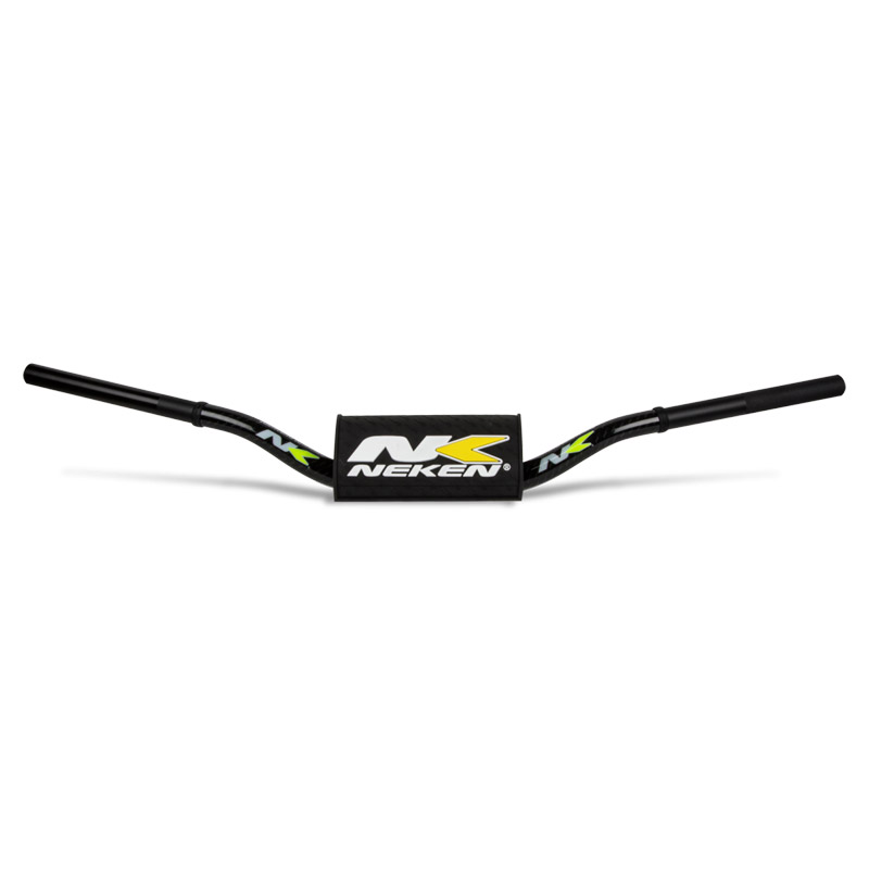 guidon motocross neken factory replica black yellow