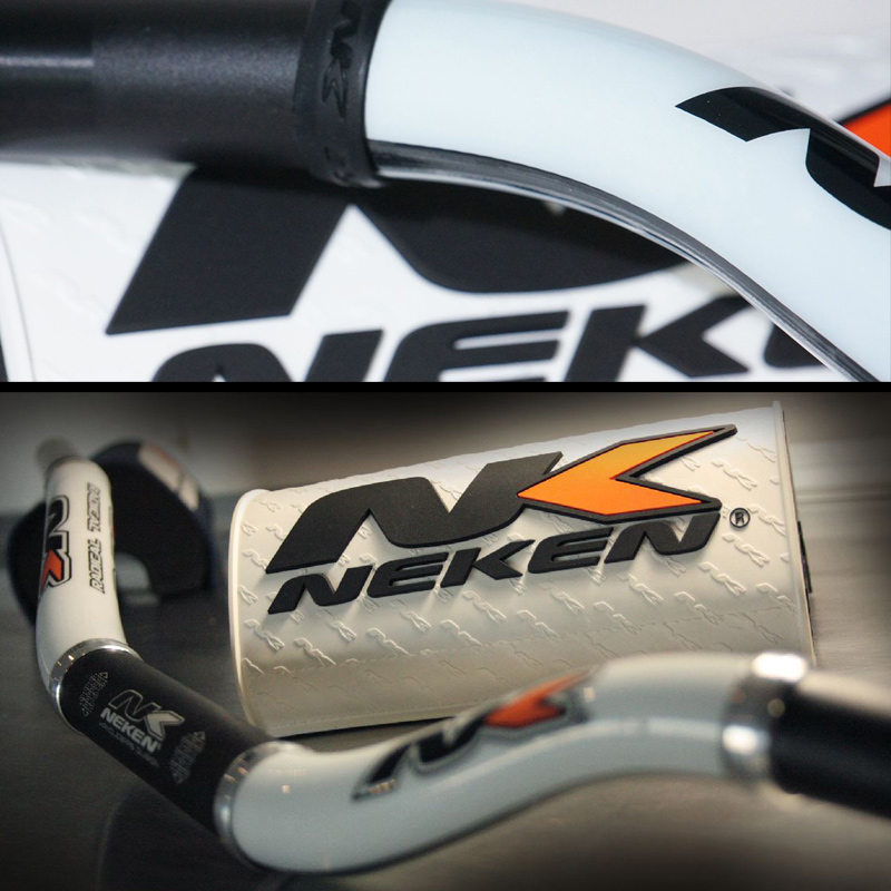 guidon neken motocross fa bar blanc