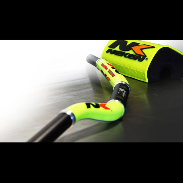 guidon neken motocross fa bar jaune fluo