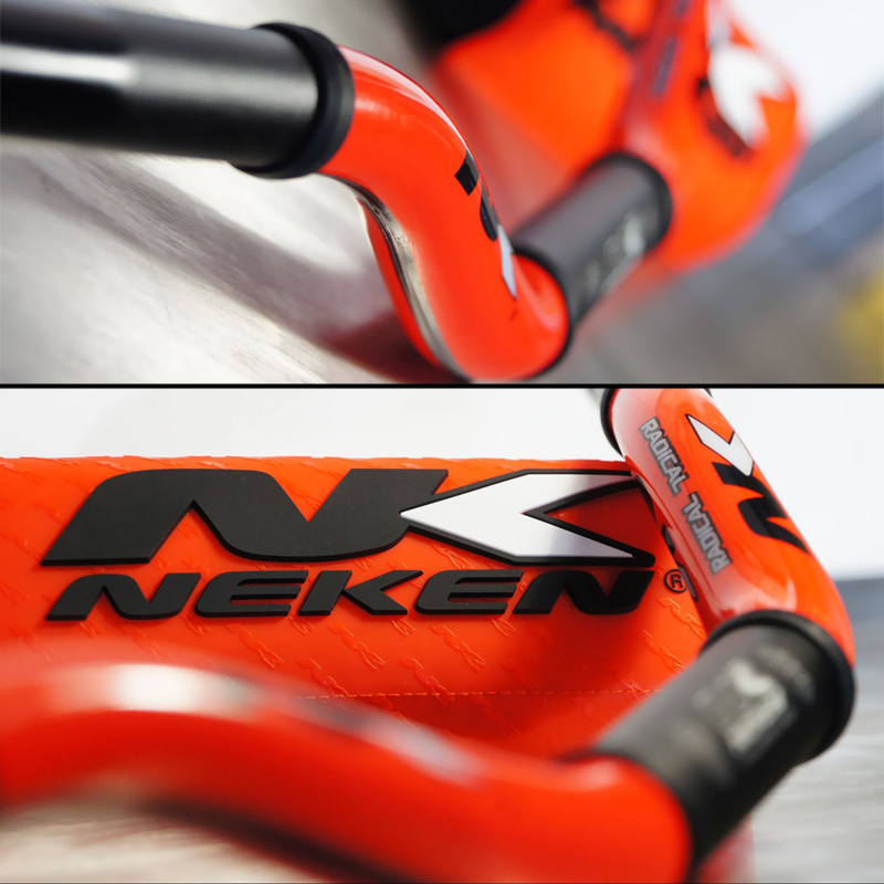 guidon neken motocross fa bar orange fluo