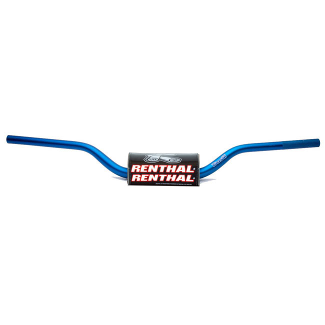 guidon renthal fatbar motocross enduro bleu