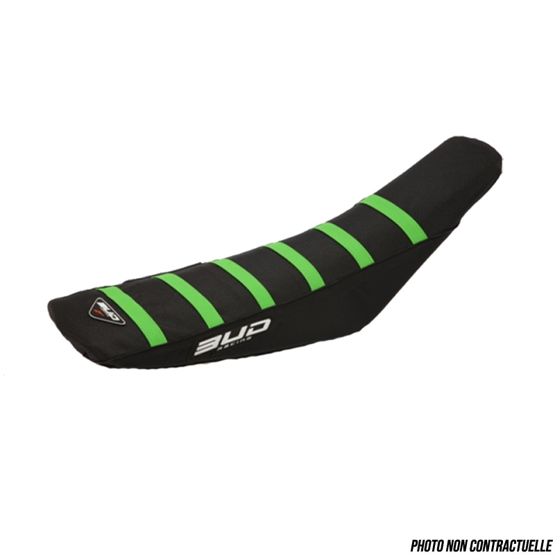 housse de selle kawasaki noir vert