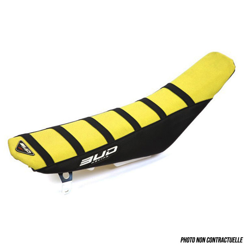 housse de selle suzuki jaune noir