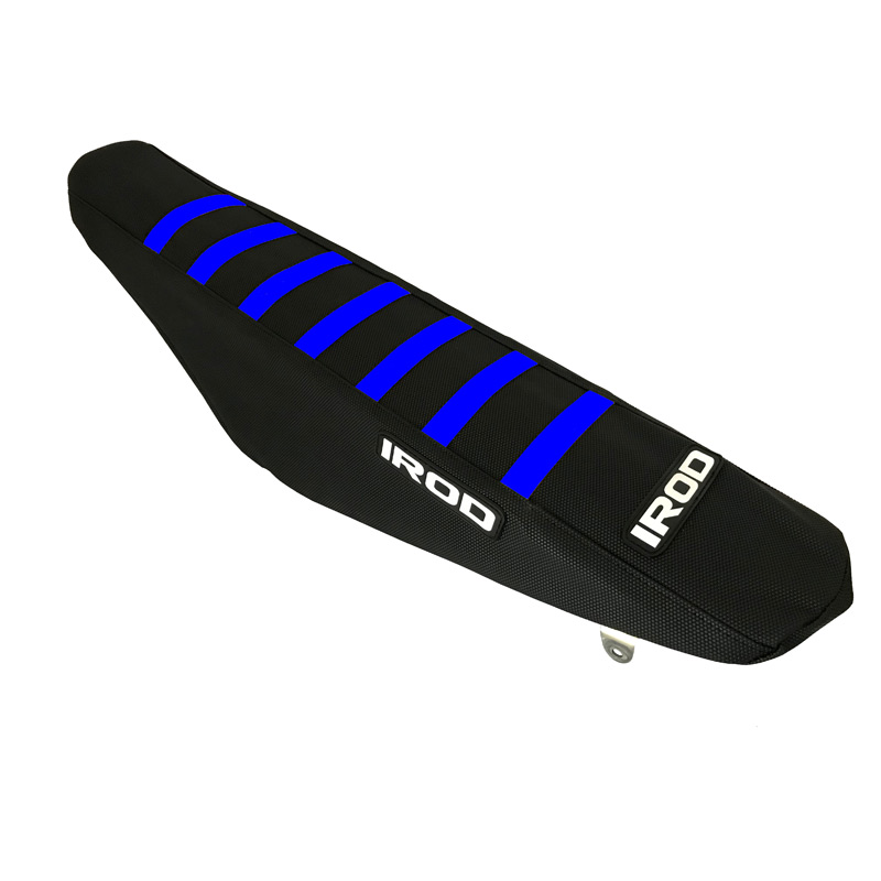 housse selle husqvarna irod noir bandes bleues.JPG