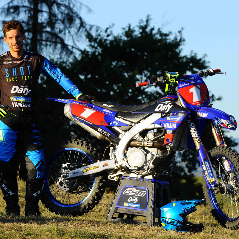 housse selle irod team dafy michelin yamaha