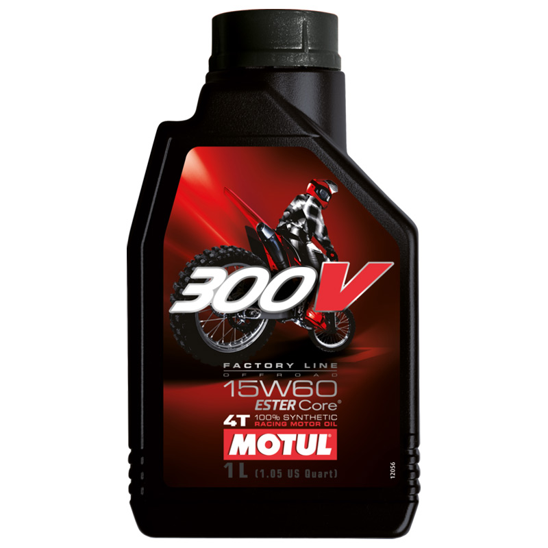 huile moteur motul 4 temps 300V 15W60 moto offroad