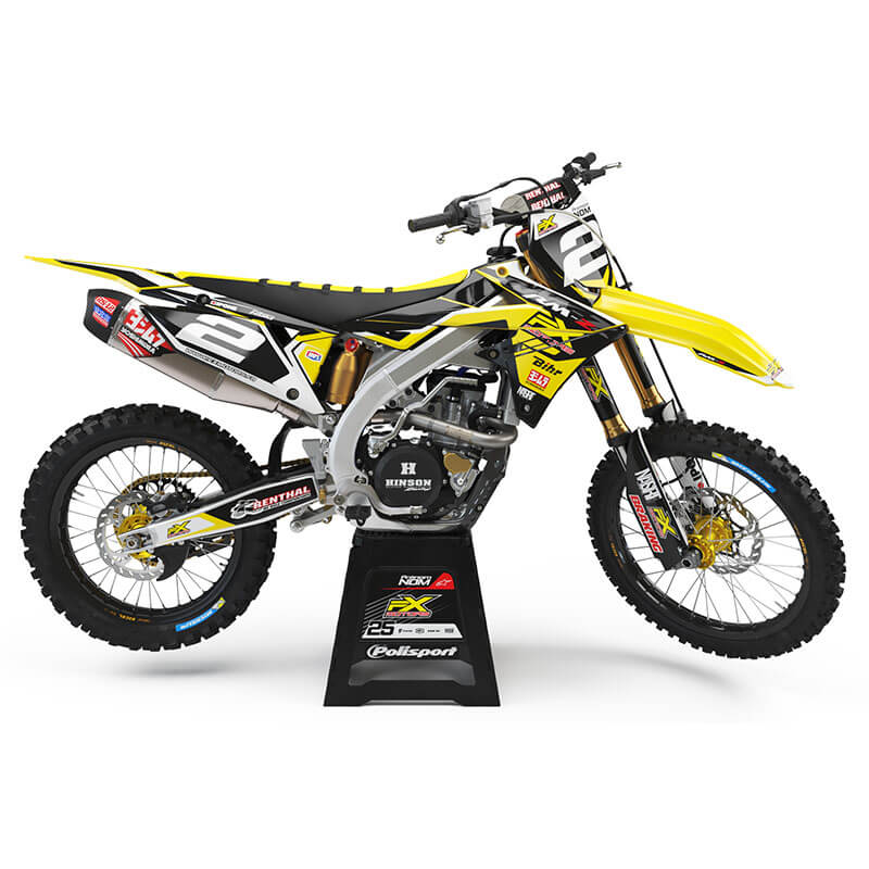 kit deco fxmotors suzuki racing line rmz 01