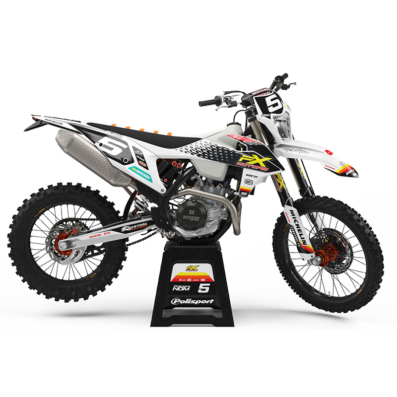 kit deco ktm fxmotors purestar white exc 2021