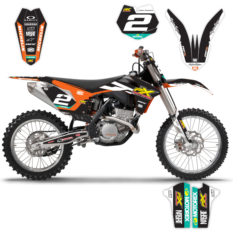 kit deco ktm sxf racing line black 02 11 12