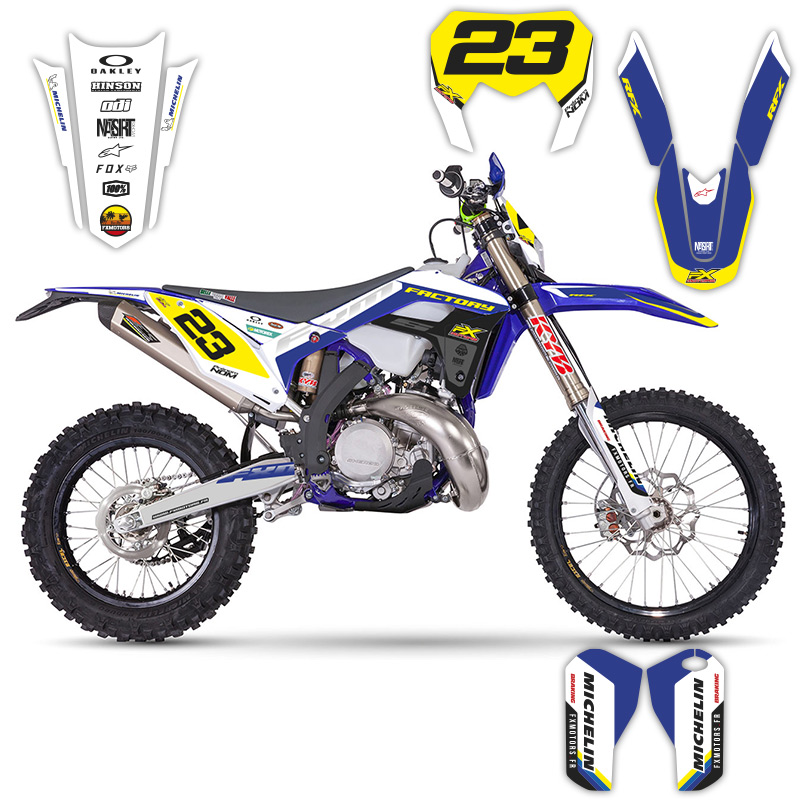 kit deco perso sherco fxmotors pure enduro factory 1