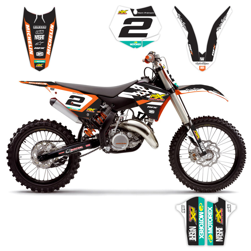 kit deco racing line ktm 2007 2010 white 02