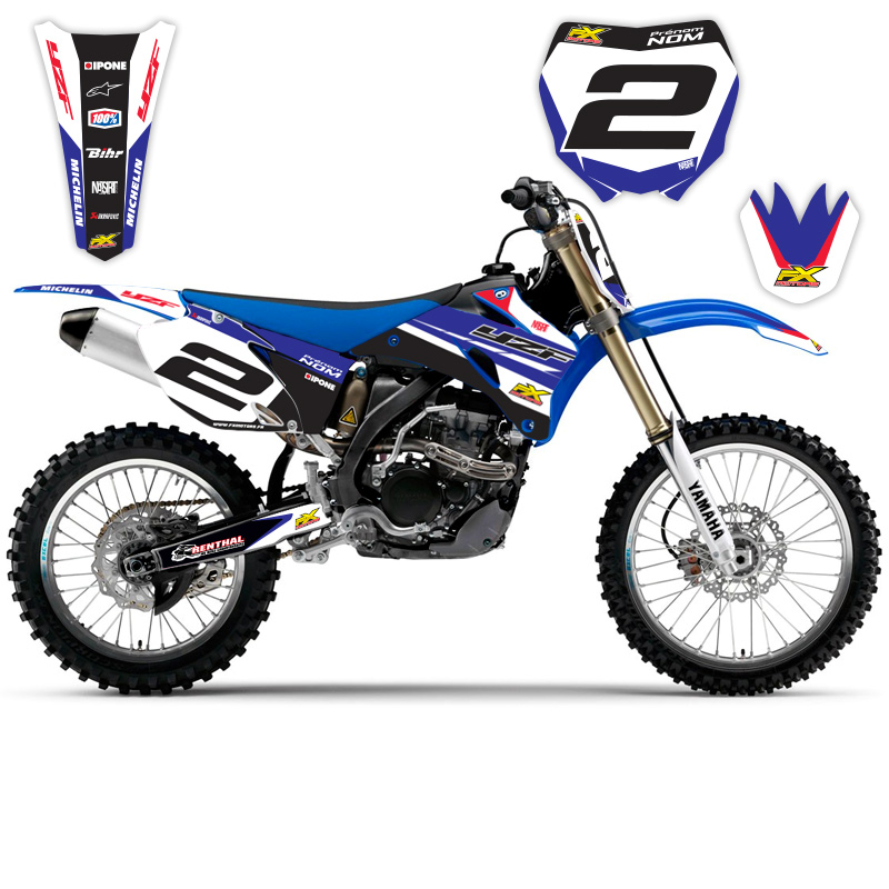 kit deco yzf 06 09 motocross white