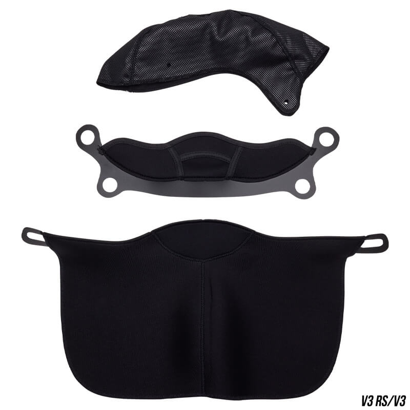 kit hivernal casque fox racing v3 rs 2025 anti froid