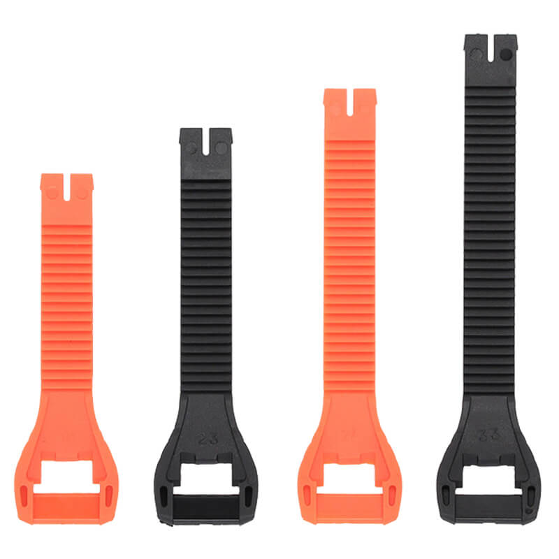 kit sangles bottes whoops orange noir