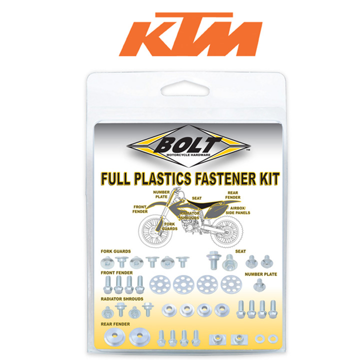 kit visserie plastiques ktm sx exc bolt