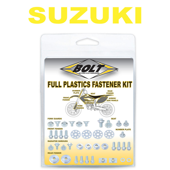 kit visserie plastiques suzuki rm rmz bolt