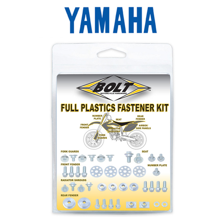 kit visserie plastiques yamaha yz yzf bolt