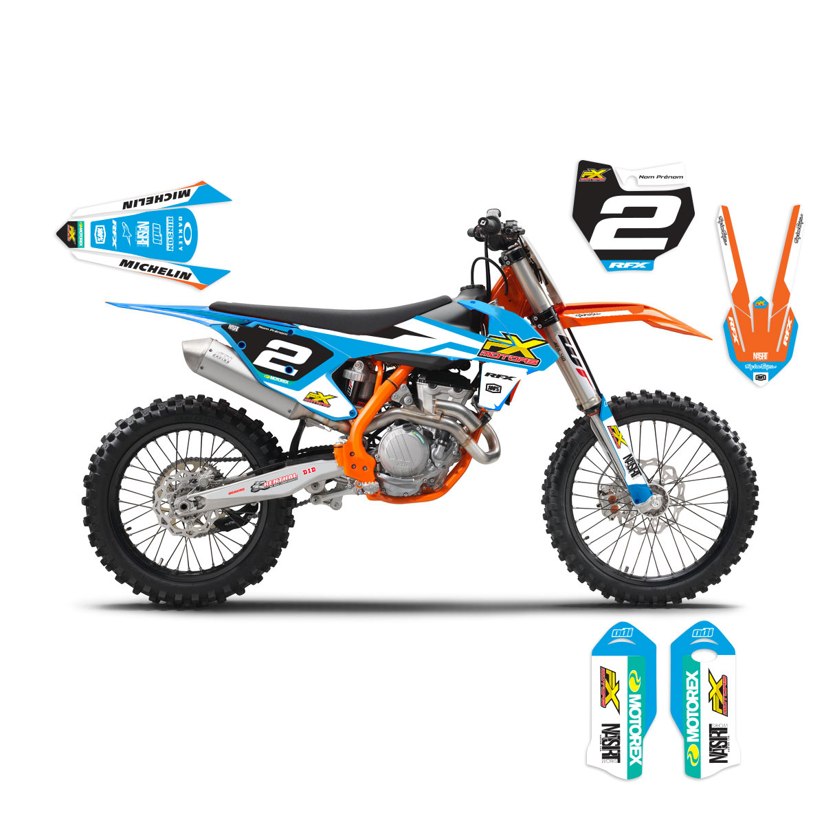 ktm 350 sxf 2018 cyan sxf