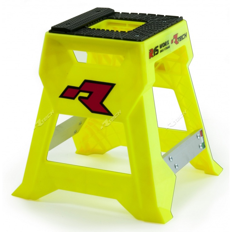 leve moto racetech r15 jaune fluo