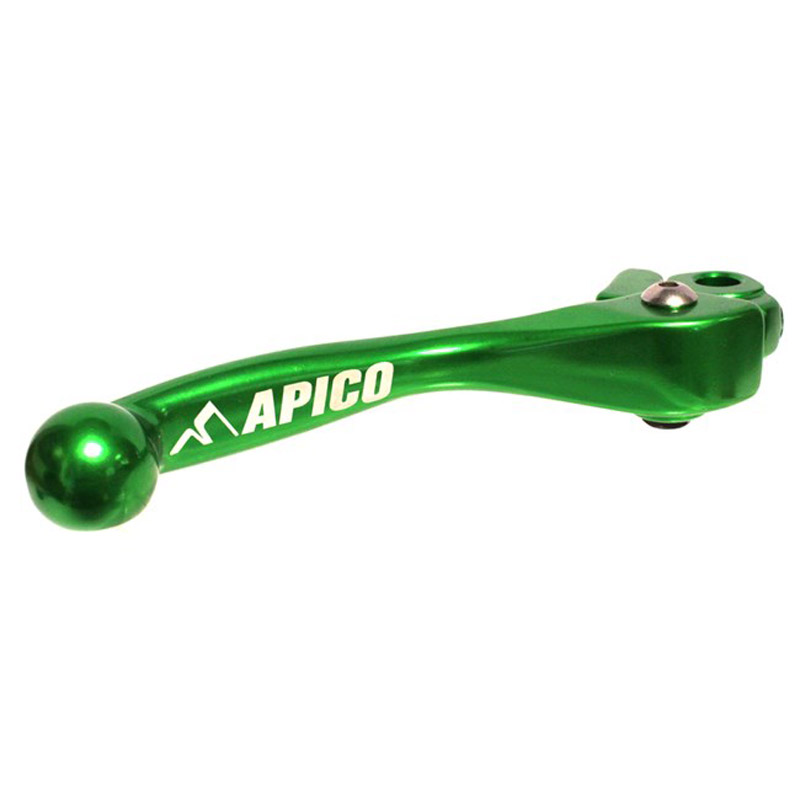 levier frein anodisee motocross enduro apico vert