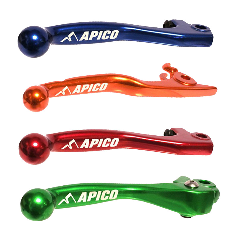 levier frein anodisee motocross enduro apico