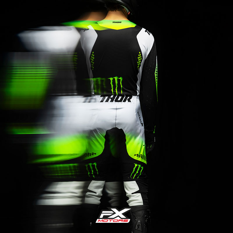 maillot Cross Thor MX Monster Energy Edition Limitee BlancNoir 15