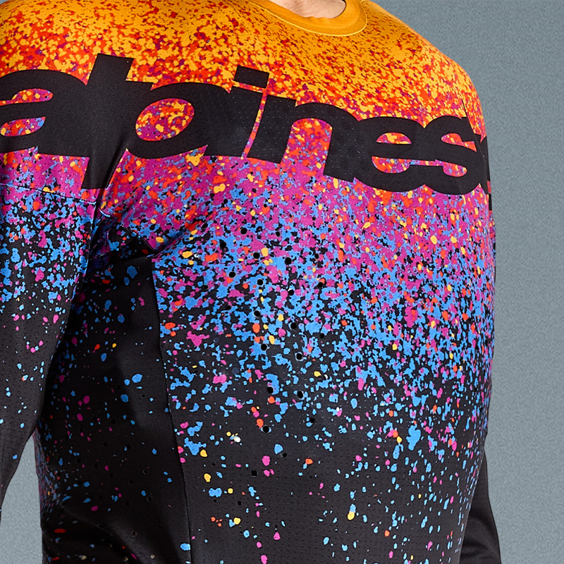 maillot alpinestars edition limite black hole moto