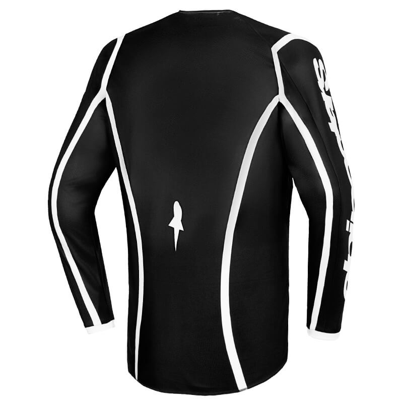 maillot alpinestars fluis apex noir cross