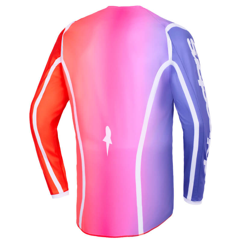 maillot alpinestars fluis apex rose cross