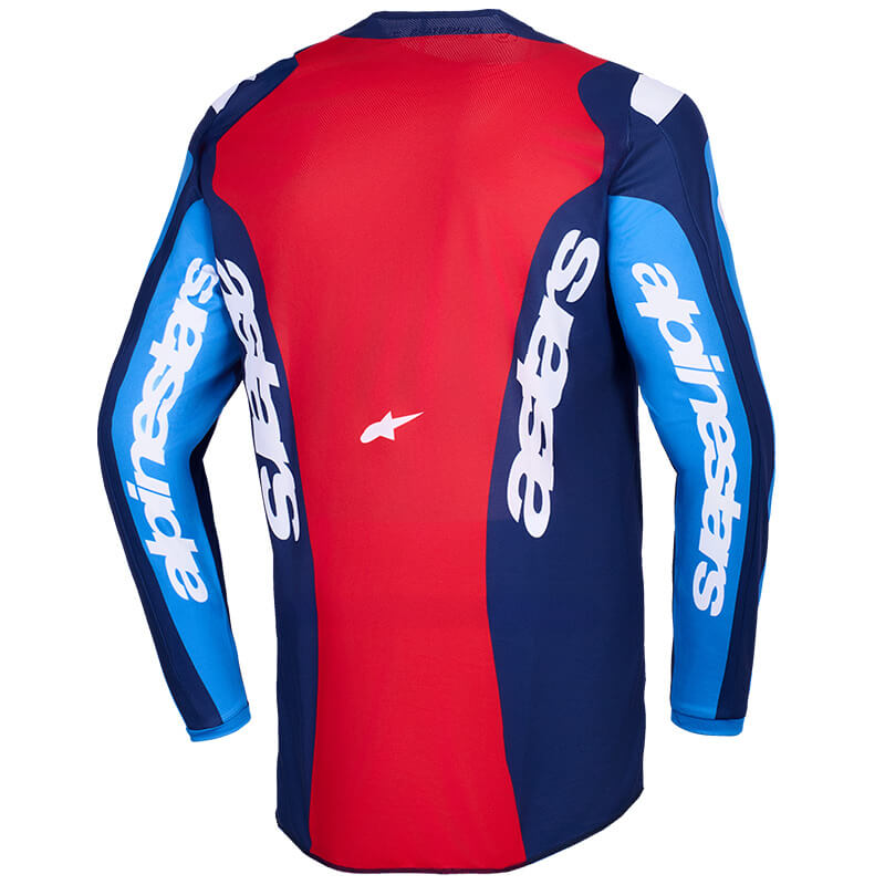 maillot alpinestars fluis grid bleu cross