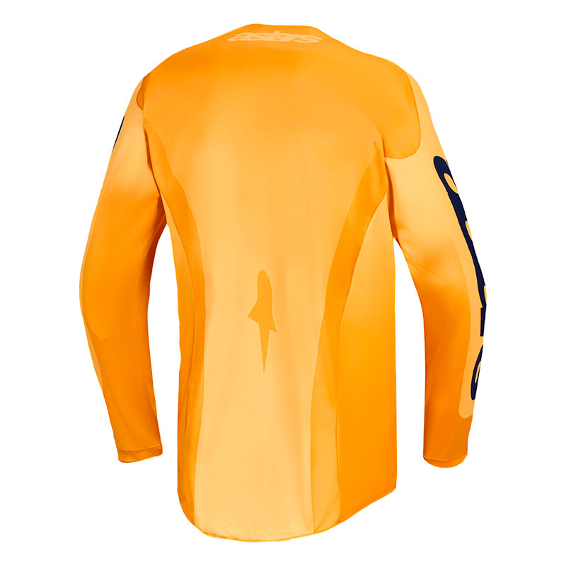 maillot alpinestars racer amber orangeor viollet dos