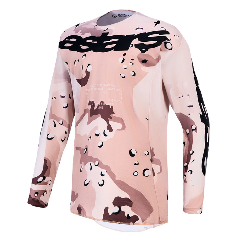 maillot alpinestars racer lone camo sable face