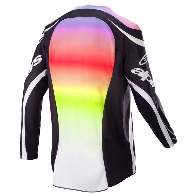 maillot alpinestars racer semi noir multicolore 2023 cross mx