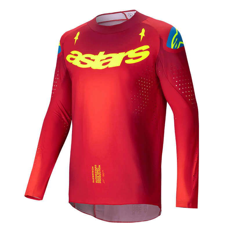 maillot alpinestars supertech maker rouge 2025 mx