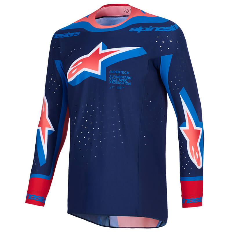 maillot alpinestars supertech vista bleu mx 26