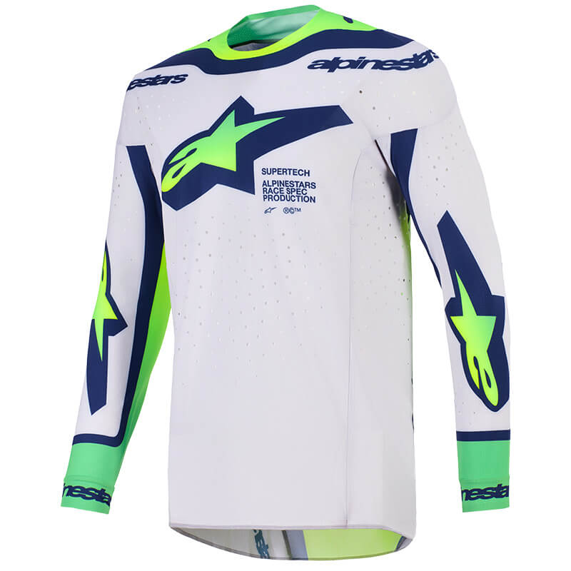 maillot alpinestars supertech vista gris