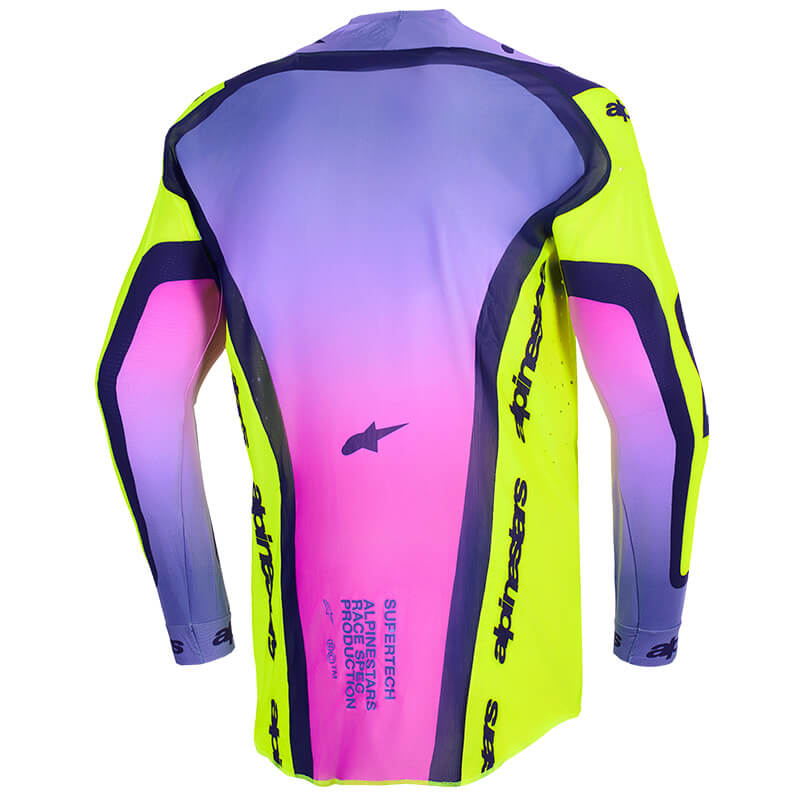 maillot alpinestars supertech vista jaune cross
