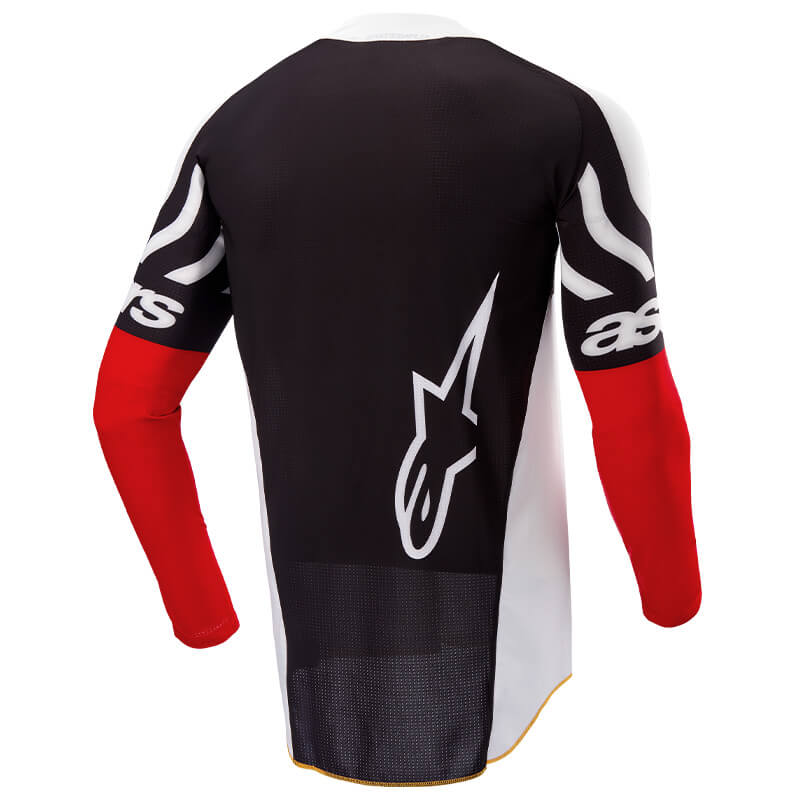maillot alpinestars techstar deep noir blanc 2025 cross