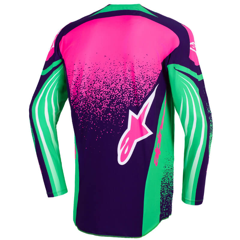 maillot alpinestars techstar nomur vert cross