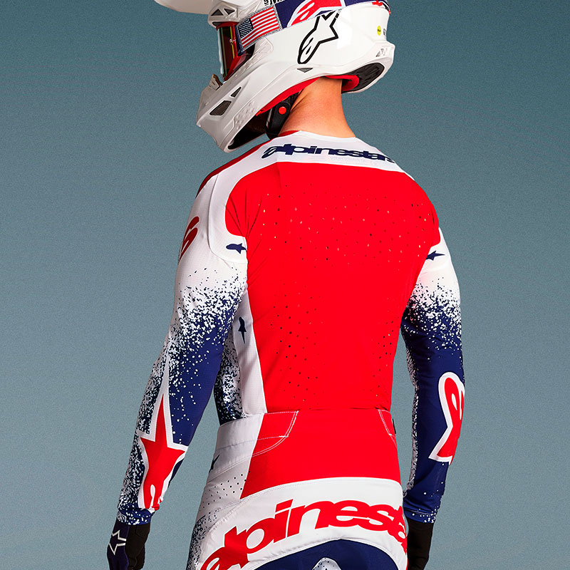maillot alpinestars techstar unity edition limitee motocross