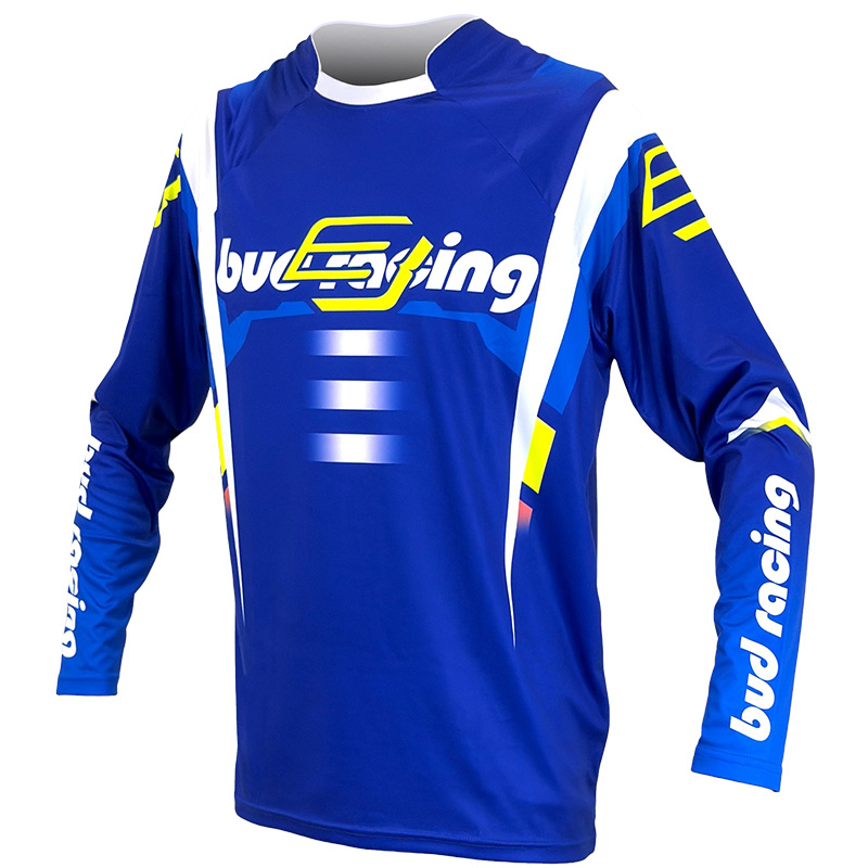 maillot bud racing mx 2026 champions bleu