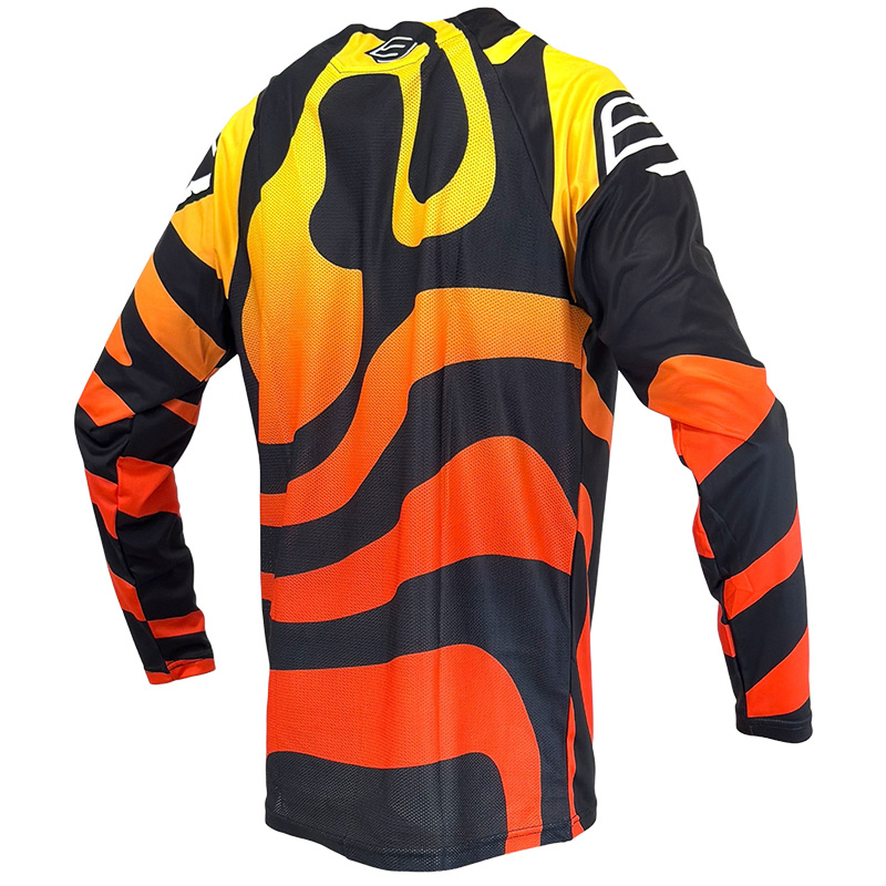 maillot bud racing mx 2026 enfant lava jaune orange mxgp