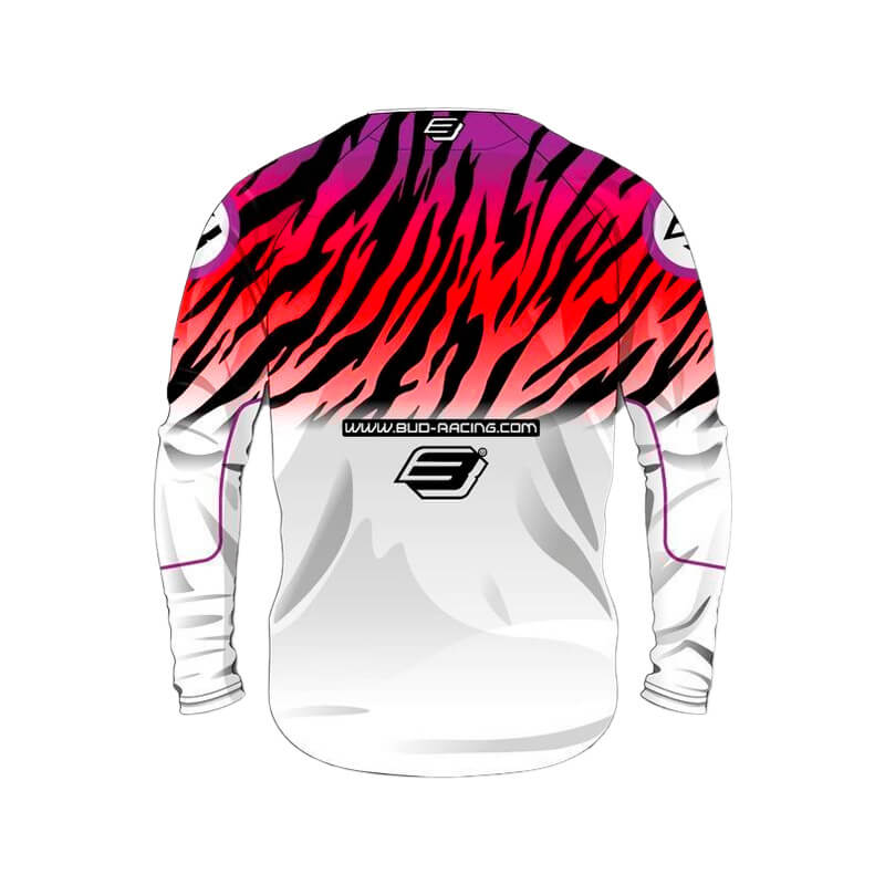 maillot bud racing zebra wsx 2023 blanc motocross
