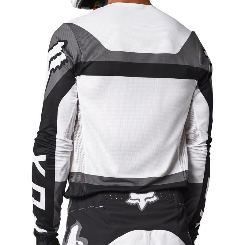 maillot cross fox flexair efekt 2023 blanc motocross