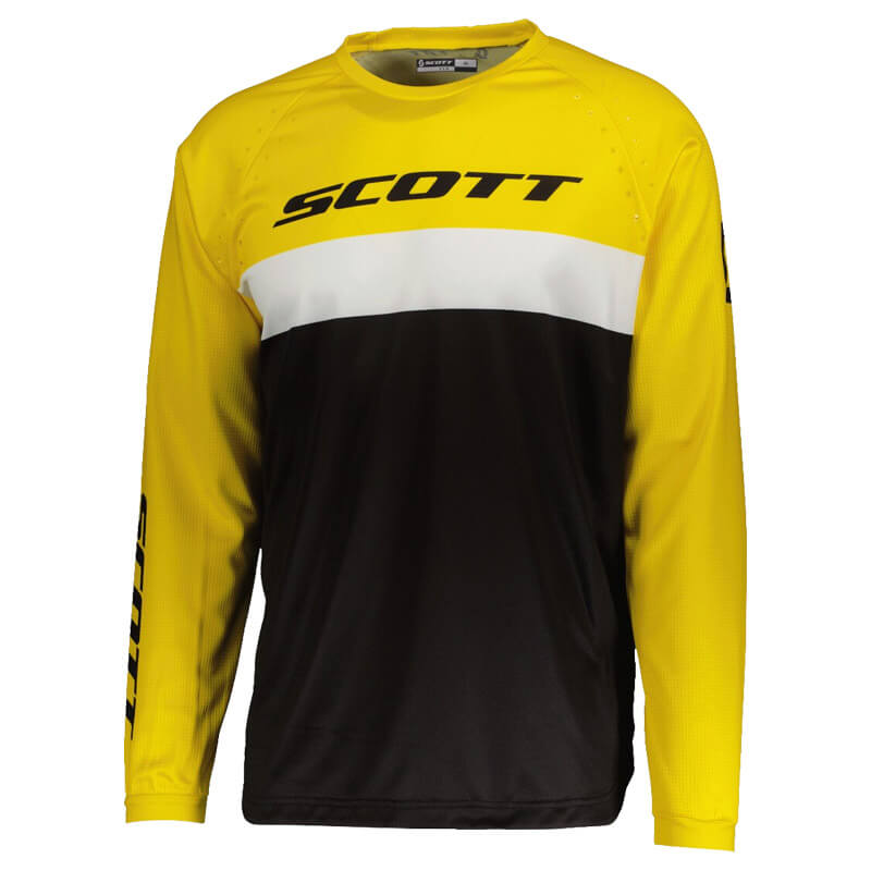 maillot cross scott 350 swap evo 2023 jaune mx