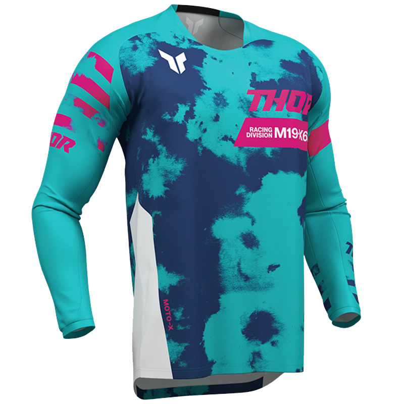 maillot cross thor bleach bleu turquoise