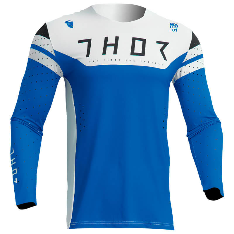 maillot cross thor prime rival 2023 bleu mx