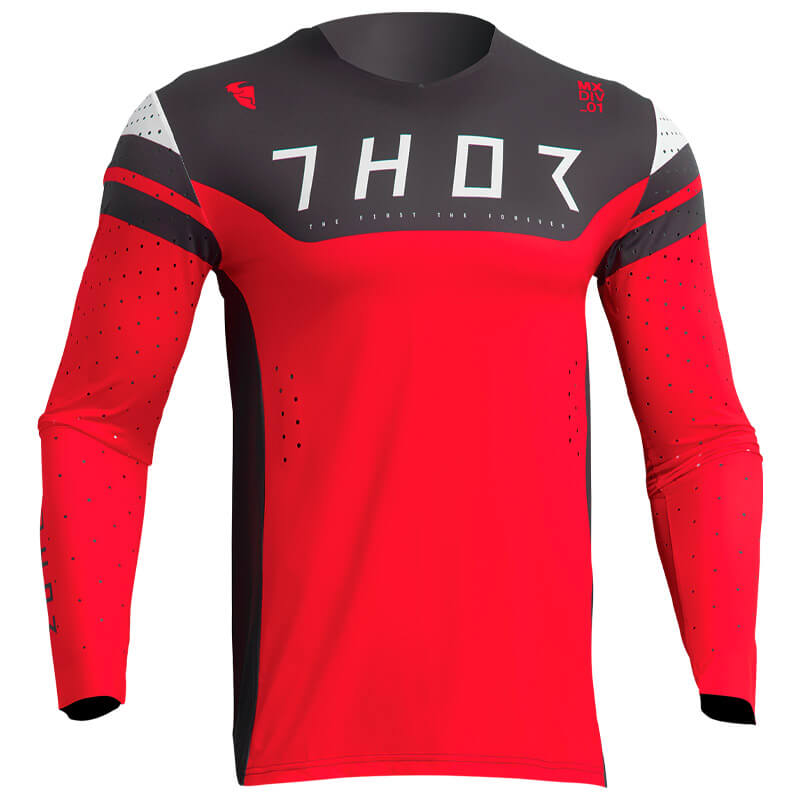 maillot cross thor prime rival 2023 rouge mx